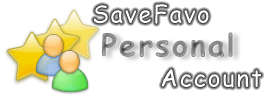 Inschrijven: SaveFavo Persoonlijk Account